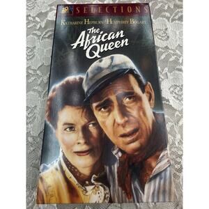 The African Queen, 1951 (VHS, 1992) Tested, Humphrey Bogart Katherine Hepburn